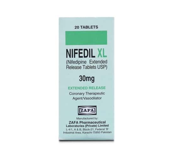 Nifedil XL 30mg Tablet 20 'S