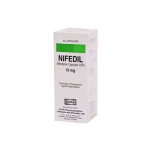 Nifedil 10mg Capsule 30 ‘S
