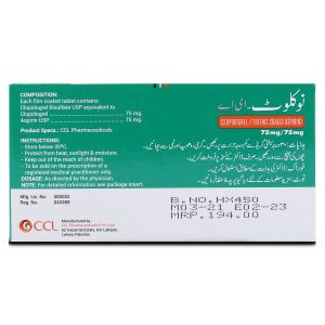 Noclot-EA 75mg+75mg Tablet 10 ‘S