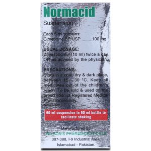 Normacid 100mg/5ml Suspension 60 ml