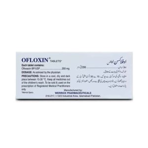 Ofloxin 200mg Tablet 10 ‘S