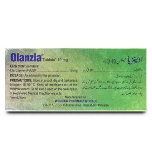 Olanzia 10mg Tablet 10 ‘S