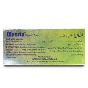 Olanzia 5mg Tablet 10 ‘S