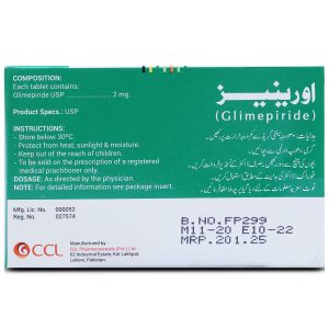 Orinase 2mg Tablet 10 ‘S