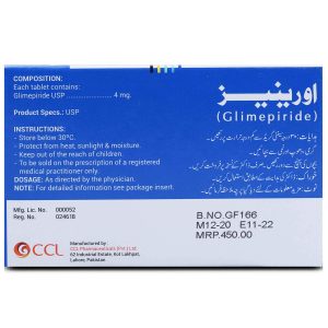 Orinase 4mg Tablet 10 ‘S