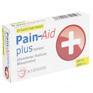 Pain-Aid Plus 50mg/200mcg Tablet 10 ‘S