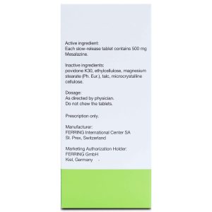 Pentasa 500mg Tablet 10 ‘S