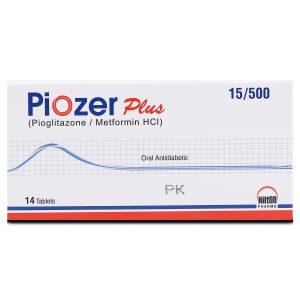 Piozer Plus 15mg+500mg Tablet 14 ‘S