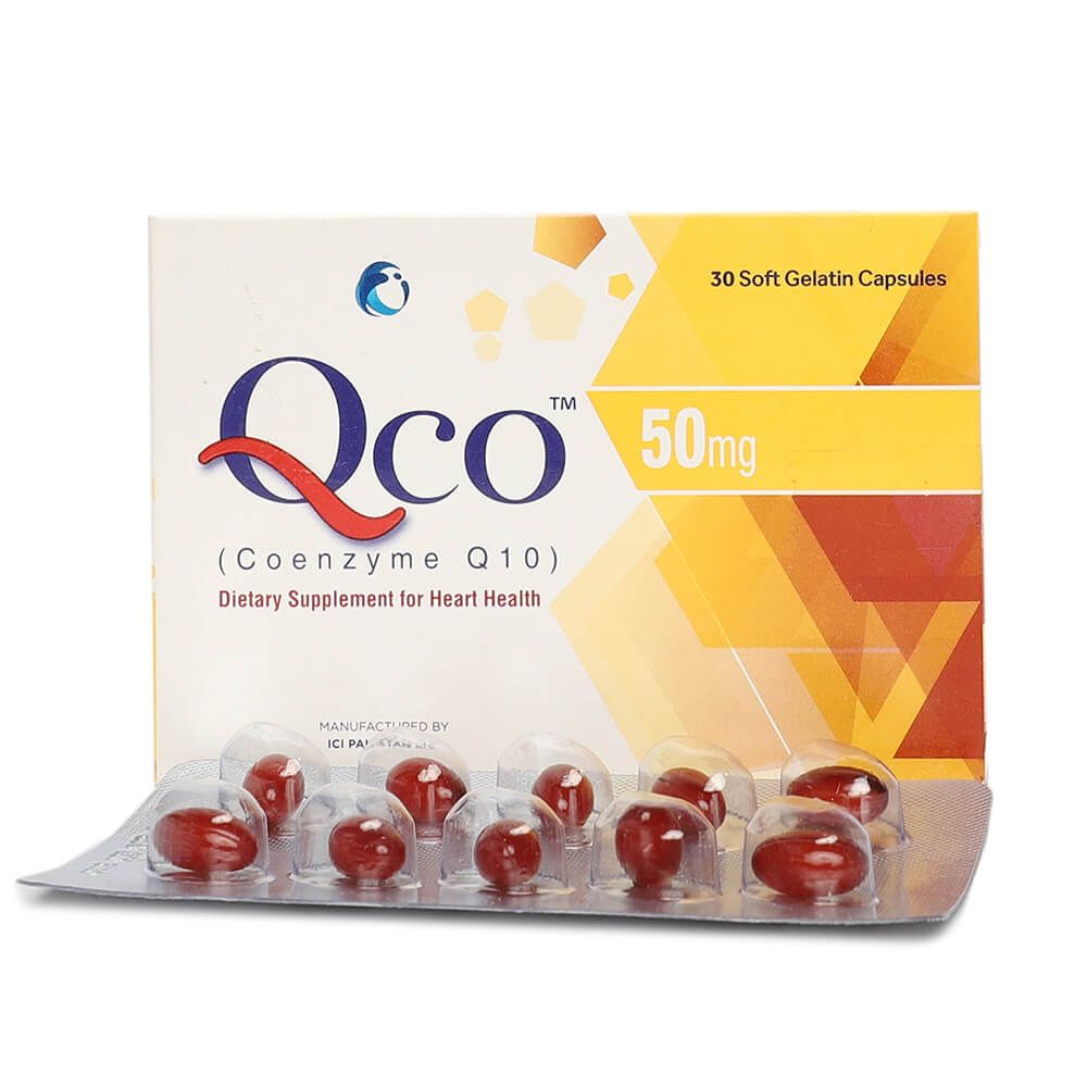 QCO 50mg Capsule 10 'S