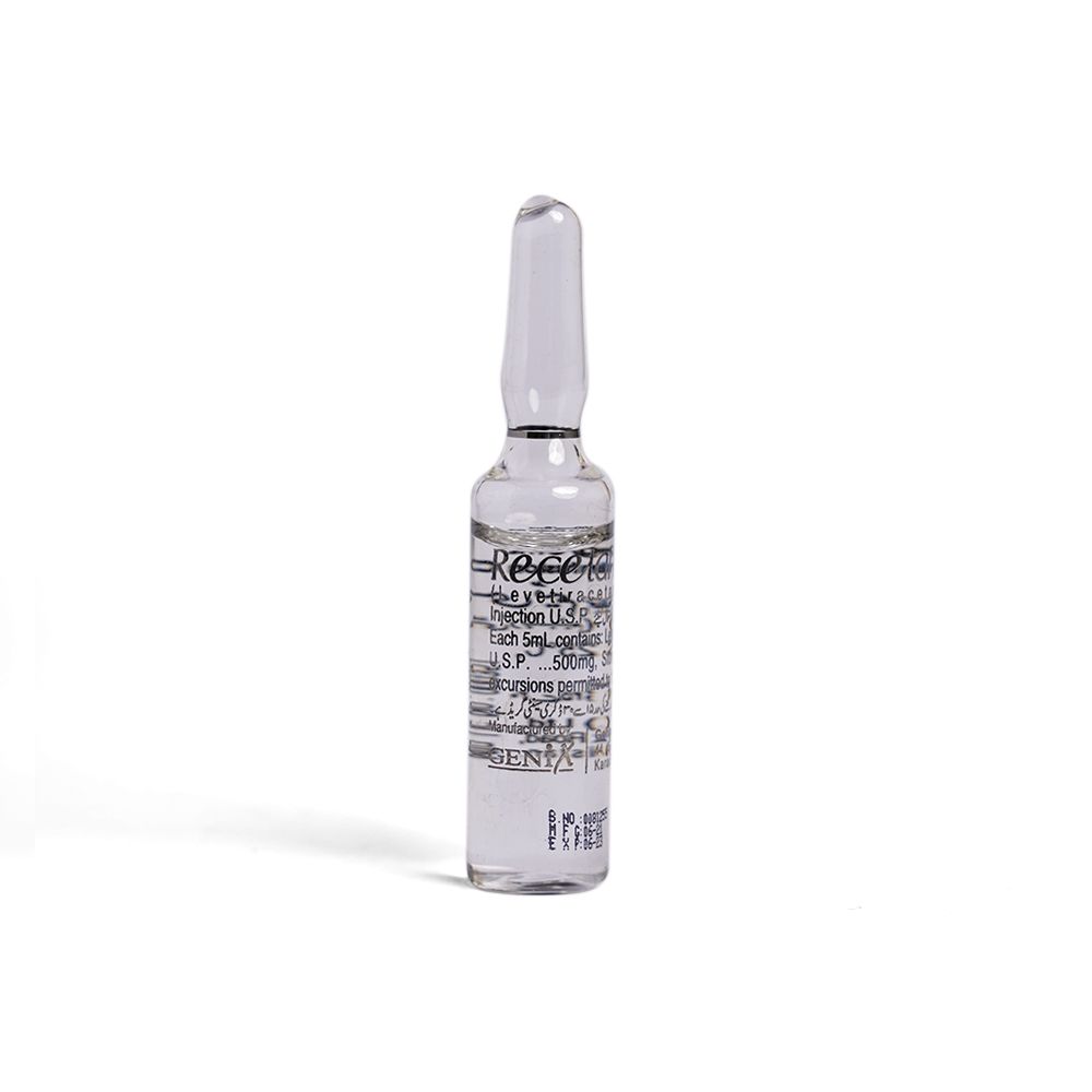 Recetam 500mg/5ml Injection 5 ml - Image 2