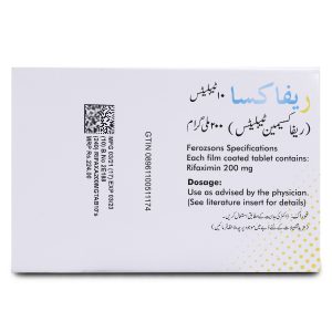 Rifaxa 200mg Tablet 10 ‘S