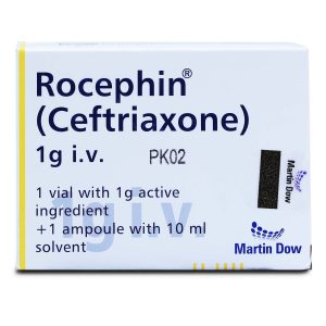 Rocephin IV 1gm Injection 1 vial
