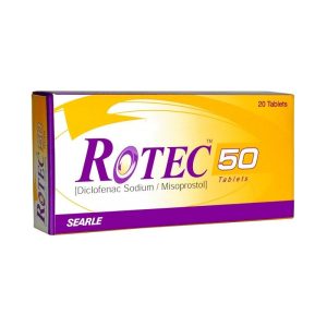 Rotec 50 50mg+200mcg Tablet 10 ‘S