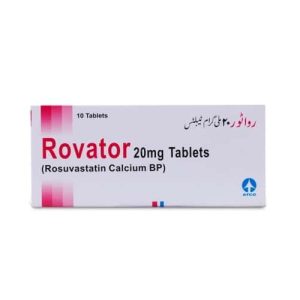 Rovator 20mg Tablet 10 ‘S