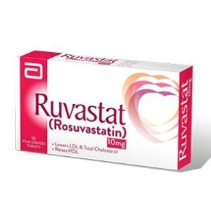 Ruvastat 10mg Tablet 10 ‘S