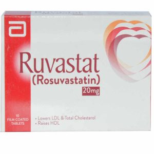 Ruvastat 20mg Tablet 10 ‘S