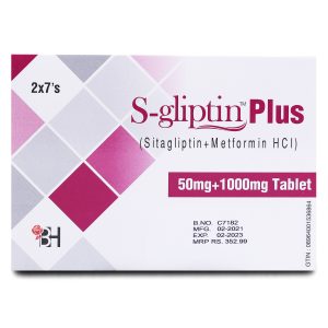 S-Gliptin Plus 50mg+1000mg Tablet 7 ‘S