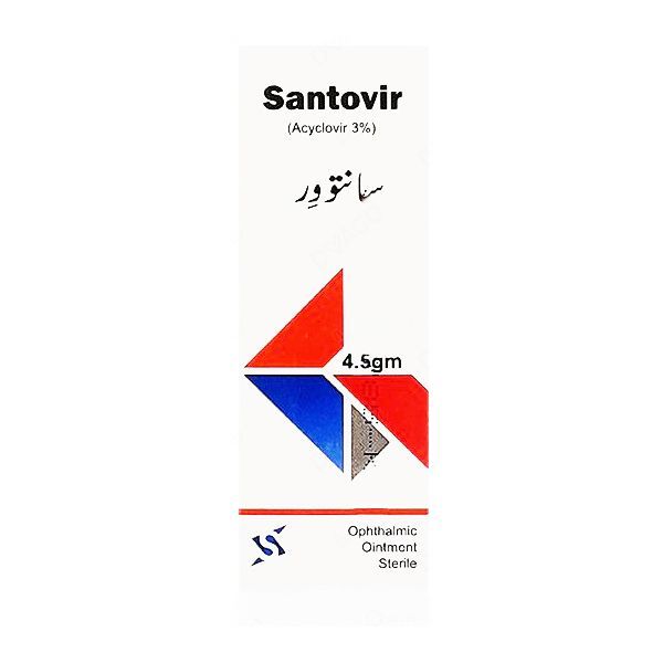 Santovir Ophthalmic 3% Ointment 4.5 gm