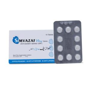 Simvazaf 10mg Tablet 10 ‘S