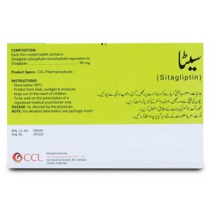 Sita 50mg Tablet 14 ‘S
