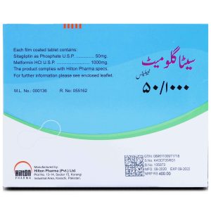 Sitaglu Met 50mg+1000mg Tablet 7 ‘S
