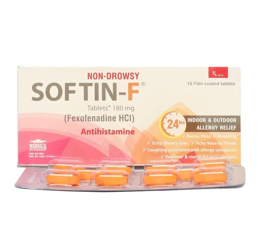 Softin-F 180mg Tablet 10 'S