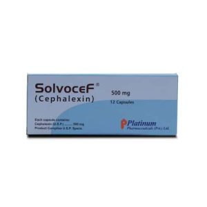 Solvocef 500mg Capsule 12 ‘S