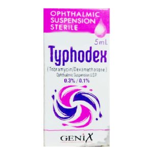 Typhodex Eye 0.3%+0.1% Drop 5 ml