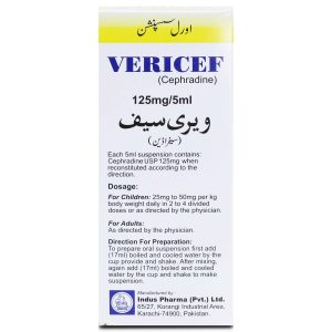 Vericef 500mg Capsule 5 ‘S