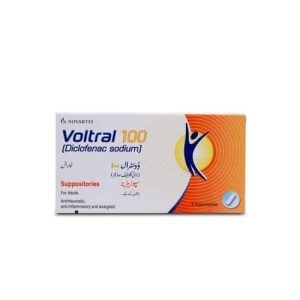 Voltral Suppository 100mg Capsule 5 ‘S