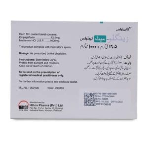 Xenglu-Met 12.5/1000mg Tablet 7 ‘S