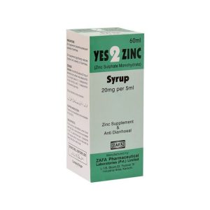 Yes 2 Zinc 20mg/5ml Syrup 60 ml