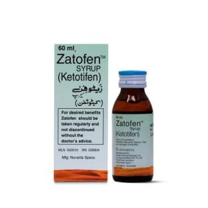 Zatofen 1mg/5ml Syrup 60 ml