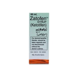 Zatofen 1mg/5ml Syrup 60 ml