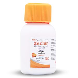 Zeclar Dry 125mg Suspension 60 ml
