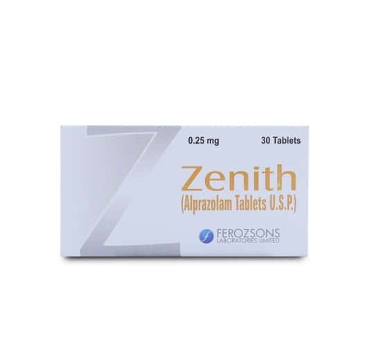 Zenith 0.25mg Tablet 10 'S