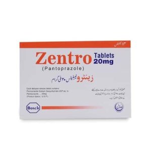 Zentro 20mg Tablet 14 ‘S