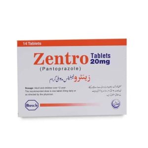 Zentro 20mg Tablet 14 ‘S