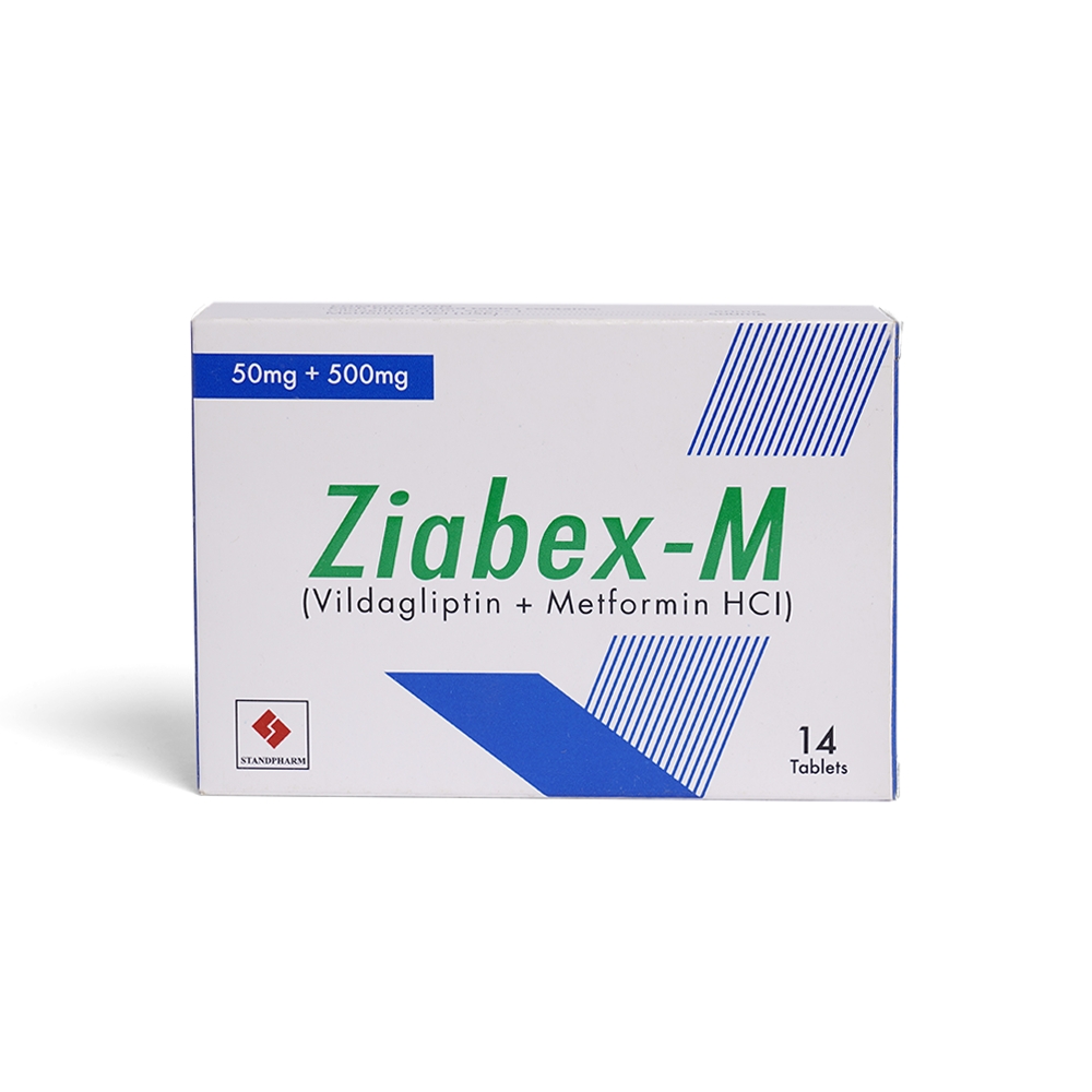 Ziabex-M 50mg+500mg Tablet 14 'S