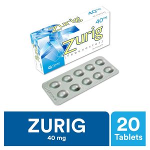 Zurig 40mg Tablet 10 ‘S